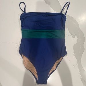 J Crew one piece bandeau swimsuit - size 4